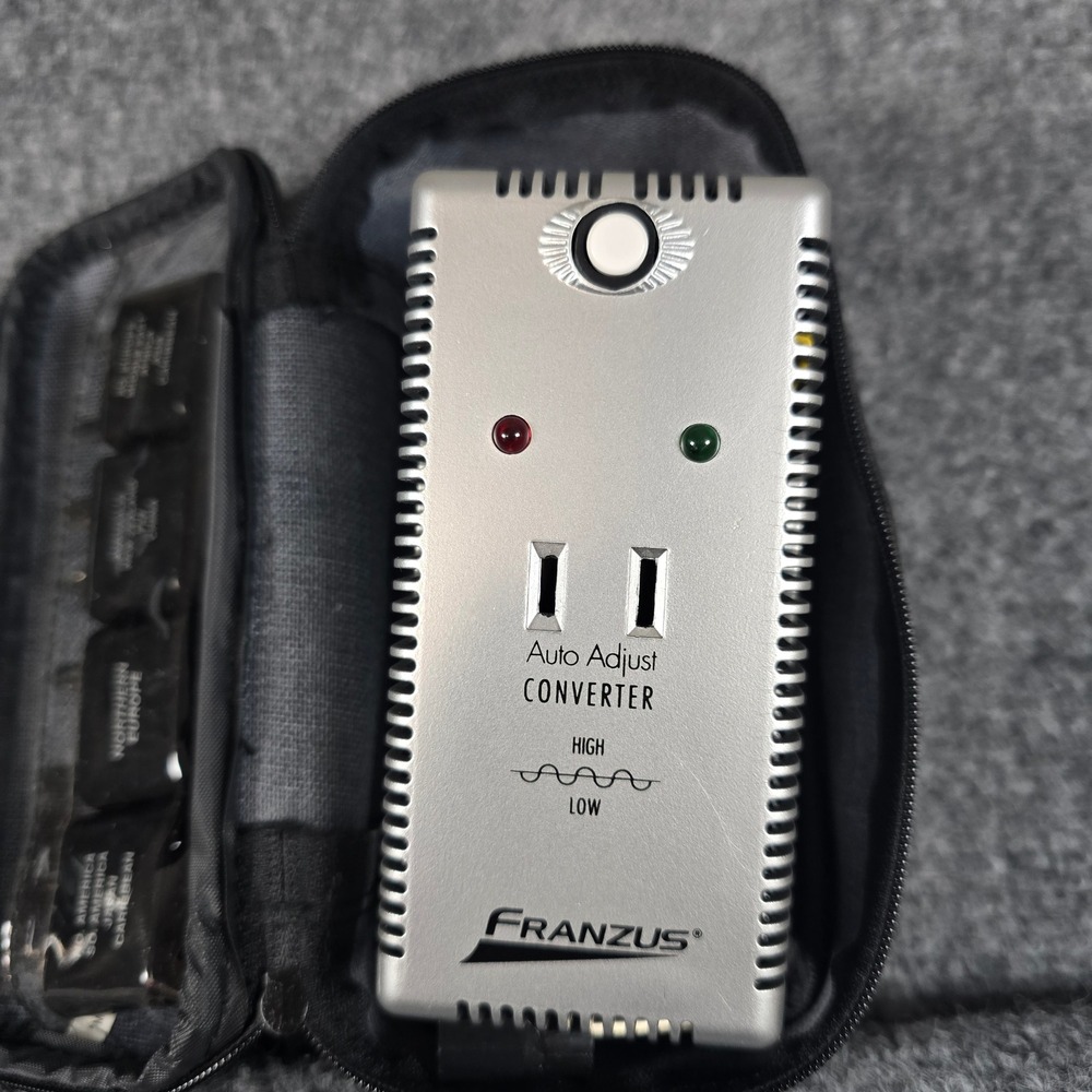 Franzus Model 200‎ Auto Adjust Voltage Converter Set With Adapters